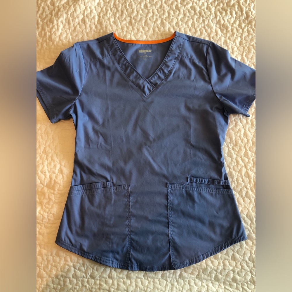 Women’s Blue ScrubStar Scrubs, Top & Pants, Small